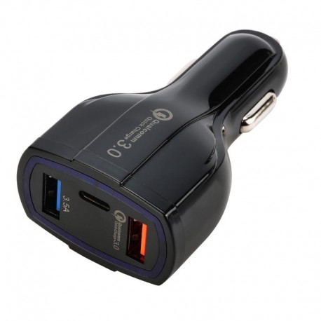 Auto 2 USB + USB-C adapter 3.5A